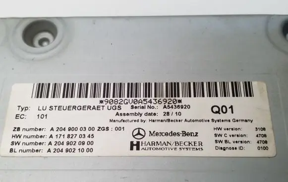 Mercedes-Benz CLS C218 X218 Other control units/modules A2049000300 A1718270345 A2049020900