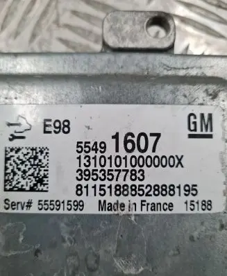 Opel Insignia A Engine control unit/module 55491607