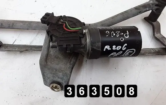 Peugeot 206 Rear window wiper motor 0390241360