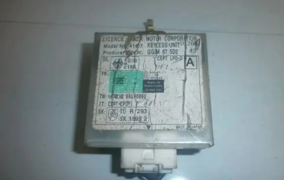 Mazda 626 Other control units/modules gg2m675d2