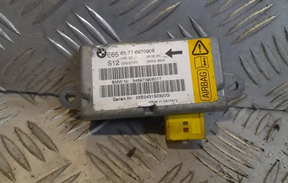 BMW 7 E65 E66 Airbag control unit/module 6970908 346970908017 5WK43503