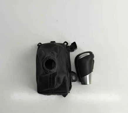 Gear lever shifter trim leather/knob
