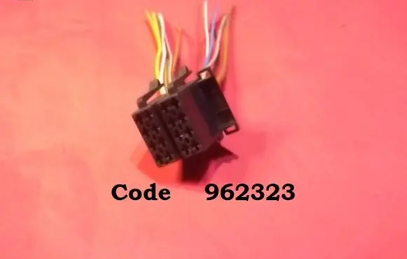 Opel Astra G EUR ISO radio connector 962323