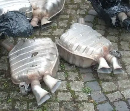 Audi A8 S8 D4 4H Rear muffler/silencer tail pipe 4H0253612AN