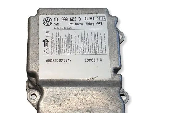 Volkswagen Cross Touran I Airbag control unit/module 1T0909605D 5WK43828 02H021S0100