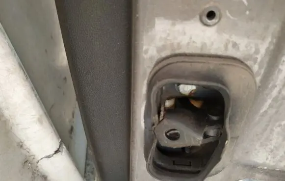 Renault Laguna III Rear door check strap stopper