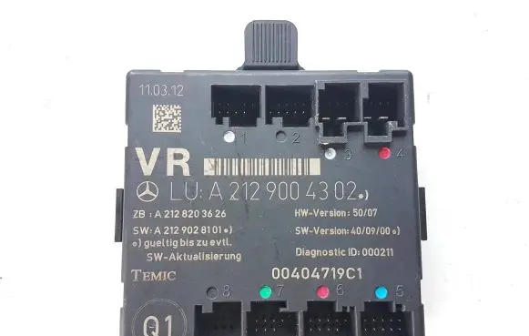 Mercedes-Benz GLK (X204) Door control unit/module A2129004302