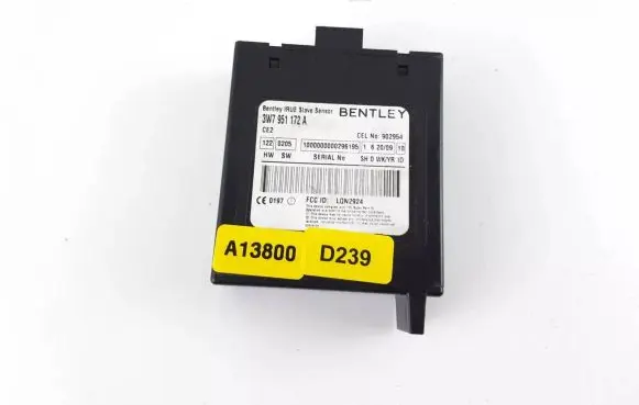 Bentley Continental Alarm control unit/module 3W7951172A 3W7951172