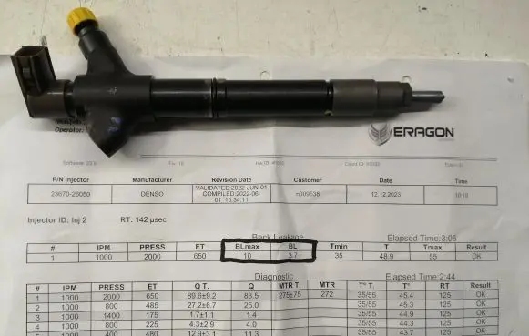 Toyota Verso Fuel injector 2367029136 2367029135 2367026051