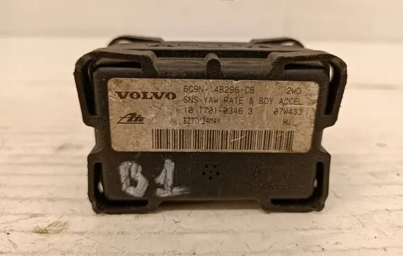Volvo S80 ESP acceleration yaw rate sensor 6G9N14B296CB