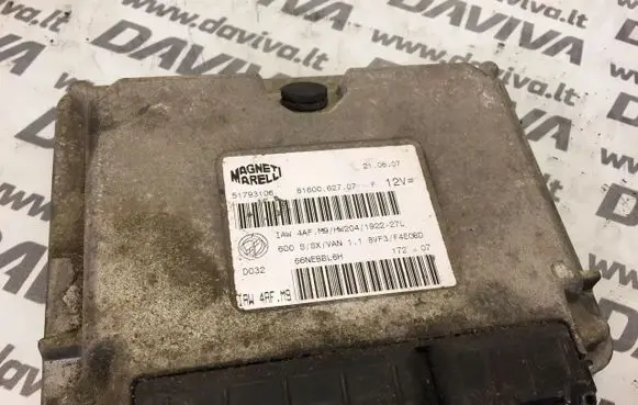 Fiat Seicento/600 Engine control unit/module 6160062707 51793106 61600.627.07