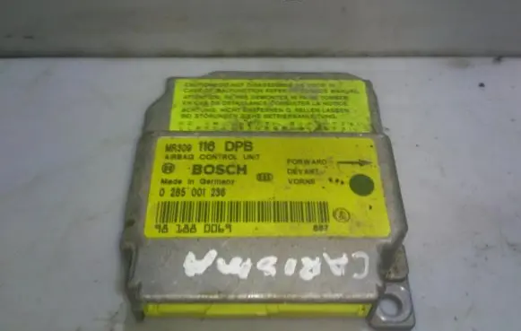 Mitsubishi Carisma Airbag control unit/module mr309116dpb 0285001236