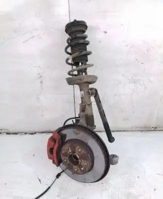 Front shock absorber with coil spring