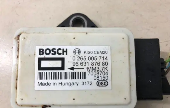 Peugeot 308 ESP acceleration yaw rate sensor 9663187680 0265005714