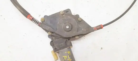 Sliding door window regulator with motor