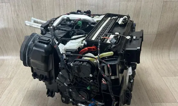 Interior heater climate box assembly