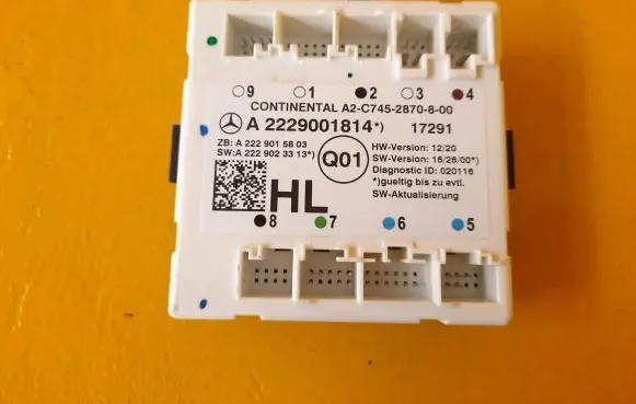 Mercedes-Benz C W205 Door control unit/module A2229001814