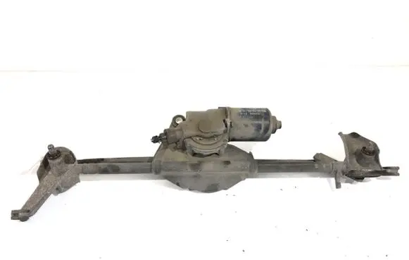 Front wiper linkage and motor