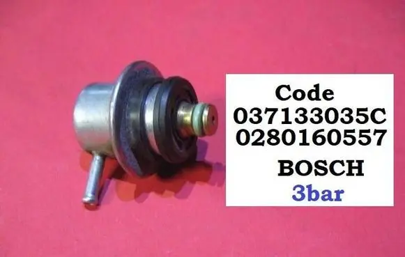 Volkswagen Golf V Fuel pressure regulator 037133035C 0280160557