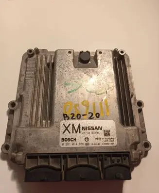 Nissan Qashqai+2 Engine control unit/module 0281014858 23710BR40A 1039S21024