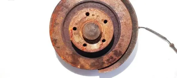 Renault Laguna III Rear brake disc neventiliuojamas