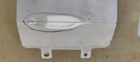Volkswagen Crafter Side skirt front trim 7C0853351