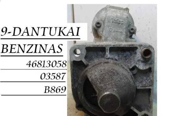 Fiat Punto (176) Starter motor 46813058 03587