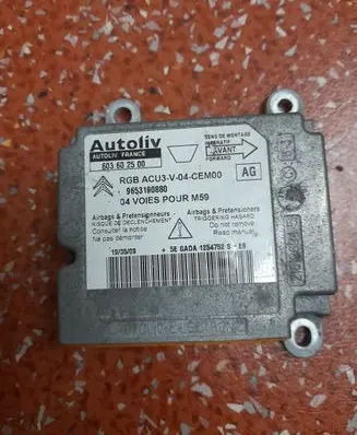 Citroen Berlingo Airbag control unit/module 9653190880 603602500