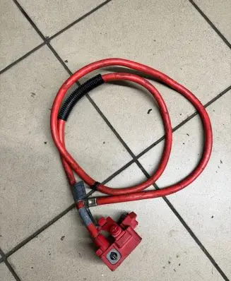 BMW 5 E60 E61 Positive cable (battery) 6989779 6989780