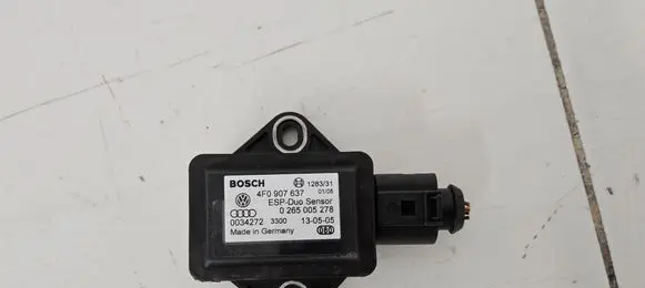 Audi A6 S6 C6 4F ESP acceleration yaw rate sensor 4F0907637 0034272 0265005278