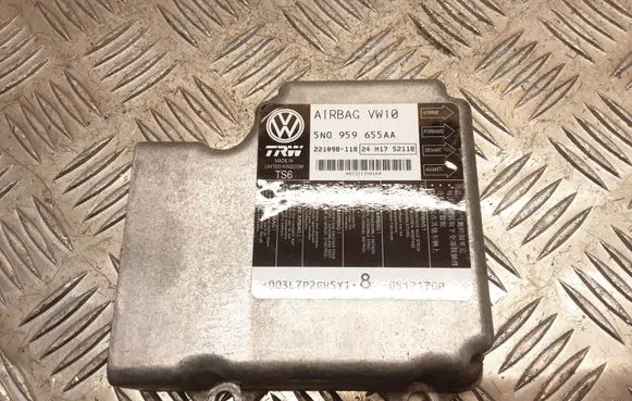 Volkswagen PASSAT B7 Airbag control unit/module 5N0959655AA