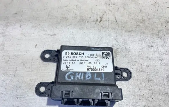 Maserati Ghibli Hand brake control module 00066646 160117 670004819