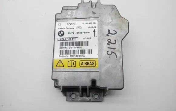 BMW X5 E70 Airbag control unit/module 0285010094