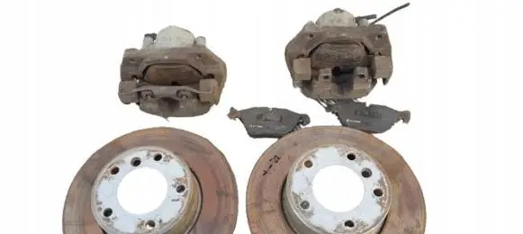 BMW 5 E39 Brake discs and calipers set 