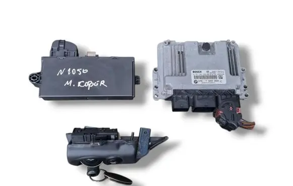Mini One - Cooper Coupe R56 Engine ECU kit and lock set 0261201966 7600020