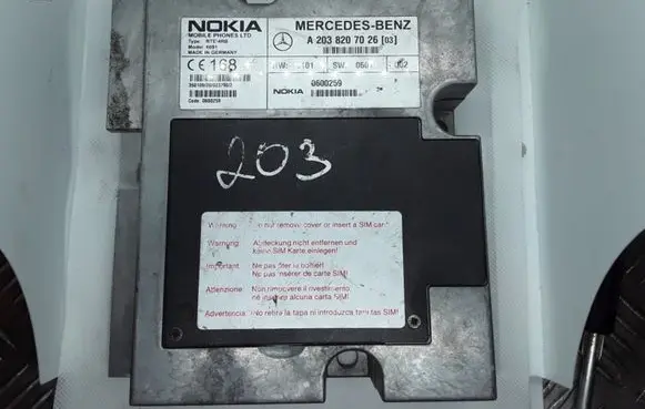 Mercedes-Benz C AMG W203 Phone control unit/module A2038207026 0600259 RTE4RB