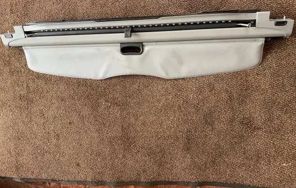 Parcel shelf load cover