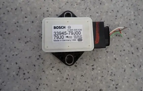 ESP acceleration yaw rate sensor