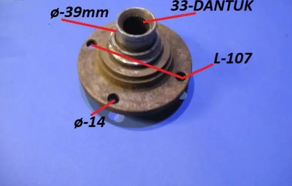 Audi 80 90 B3 Front wheel bearing hub Q39D33