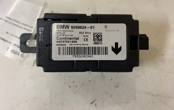 BMW 1 F20 F21 Alarm control unit/module 926963401 A2C37521900