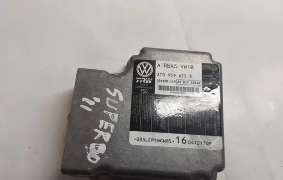 Skoda Superb B6 (3T) Airbag control unit/module 3T0959655D 221098119 22H17S2018