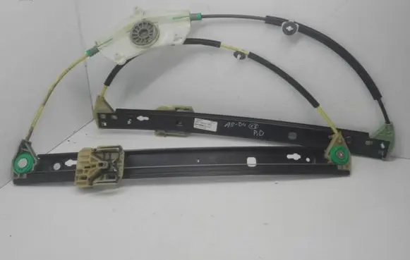 Front window lifting mechanism without motor
