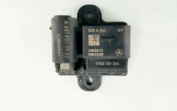 Mercedes-Benz B W246 W242 Glow plug pre-heat relay 6519000900 6519005502