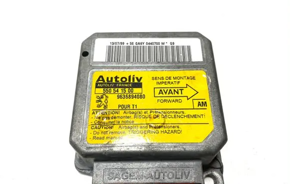 Peugeot 206 Airbag control unit/module 9636894080 550541500