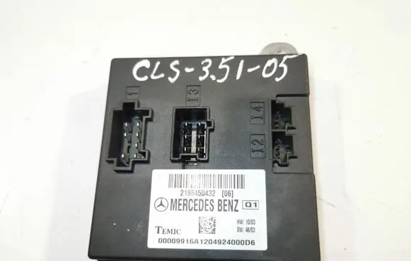 Mercedes-Benz CLS C219 Comfort/convenience module 2195450432