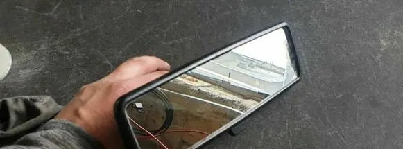 Volkswagen Golf III Rear view mirror (interior) 6N0857511A