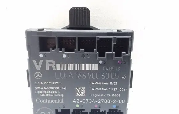 Mercedes-Benz CLA C117 X117 W117 Door control unit/module A1669006005 A1669013901 A1669028802