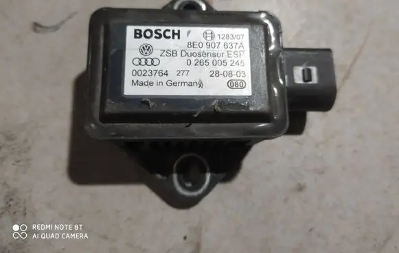 Audi A4 S4 B6 8E 8H ESP acceleration yaw rate sensor 8E0907637A