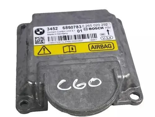 BMW 5 F10 F11 Airbag control unit/module 6850783 0265020292