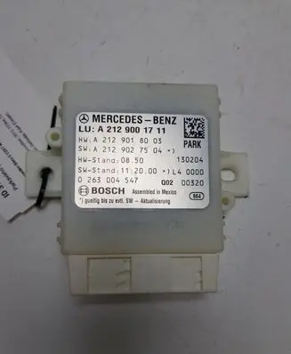 Mercedes-Benz E C207 W207 Parking PDC control unit/module A2129001711
